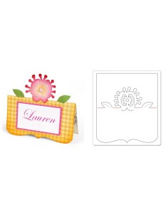 Bigz Die - Place Card w/Flower by Dena Designs Ellison - 1