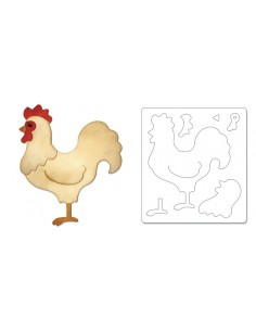 Bigz Die - Rooster by Jen Long-Philipsen Ellison - 1