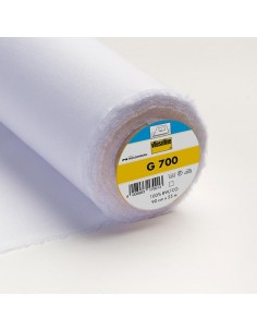 Interfodera In Tessuto Termo G 700 - Spessa in Cotone - Bianco h90 cm Vlieseline-Freudenberg - 1