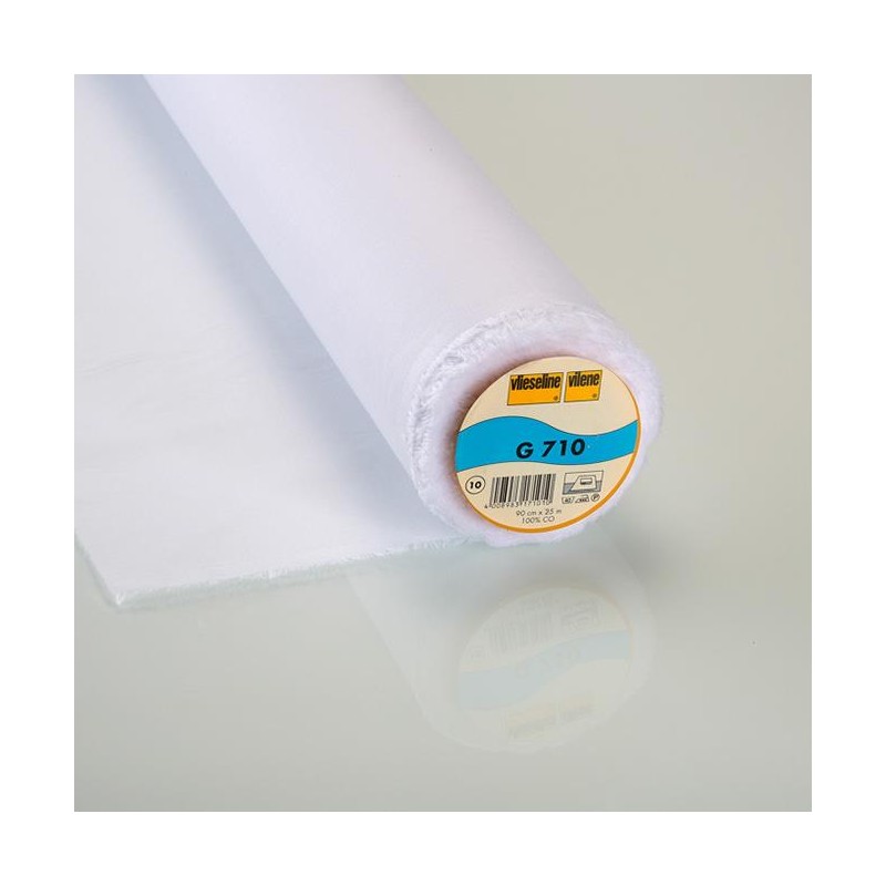Interfodera In Tessuto Termo G 710 - Mediamente Pesante in Cotone - Bianco h90 cm Vlieseline-Freudenberg - 1