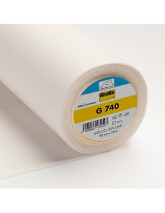Interfodera In Tessuto Termo G 740 - Mediamente Pesante in Misto Cotone - Ecrù h90 cm Vlieseline-Freudenberg - 1