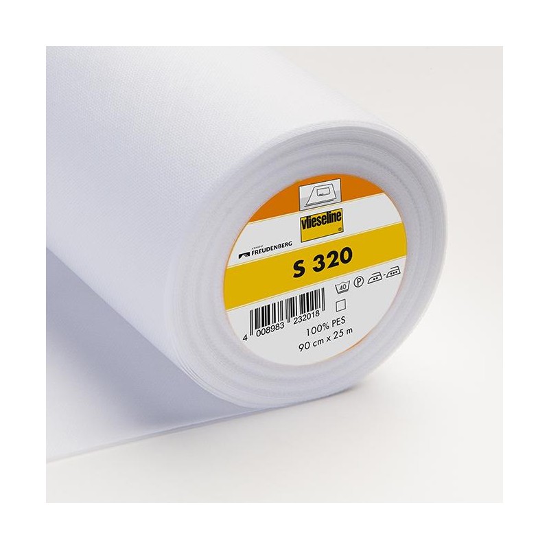 Vlieseline- Interfodera S 320 - Leggera - Bianco h90 cm Vlieseline-Freudenberg - 1