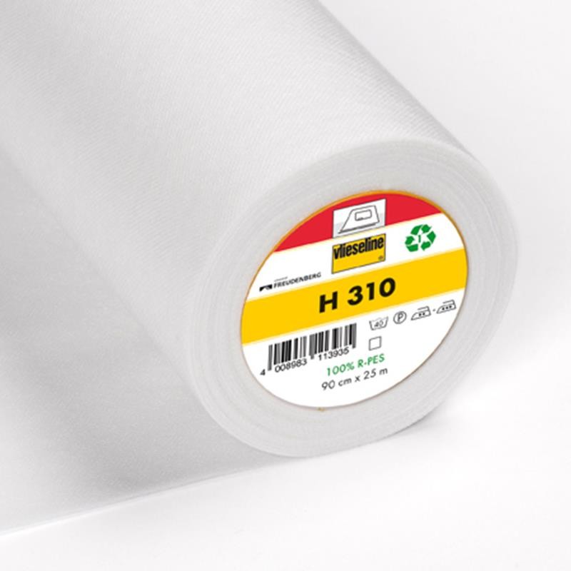 Interfodera Termoadesiva H 310 - Mediamente Pesante e Stabile - Bianco h90 cm Vlieseline-Freudenberg - 1