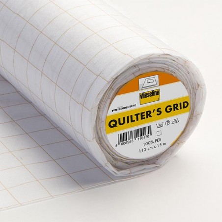 Vlieseline- QUILTER'S GRID/GRIGLIA QUILTER - Fliselina Leggera con Griglia - Neutro h90 cm Vlieseline-Freudenberg - 1