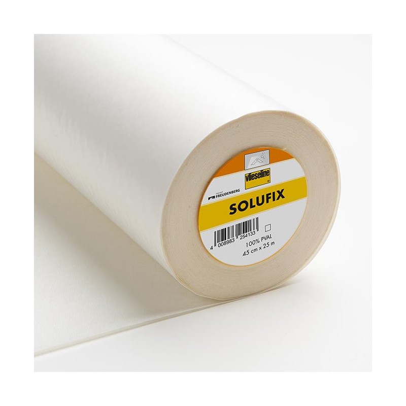 Vlieseline- SOLUFIX - Fliselina Autoadesiva, Idrosolubile - Bianco h45 cm Vlieseline-Freudenberg - 1