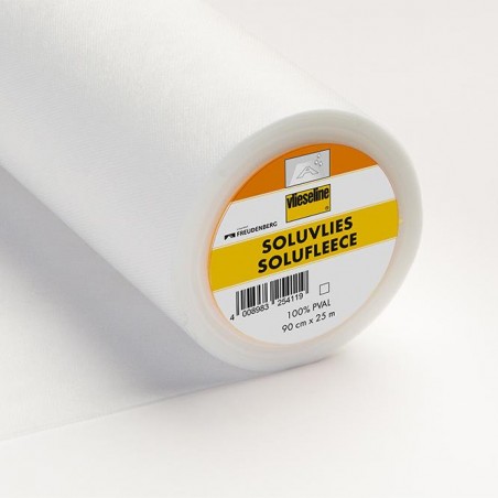 Vlieseline- SOLUVLIES - Fliselina da Cucire, Idrosolubile - Bianco h90 cm Vlieseline-Freudenberg - 1
