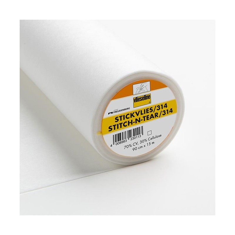 Vlieseline- STICKVLIES - Fliselina Strappabile - Bianco h90 cm Vlieseline-Freudenberg - 1