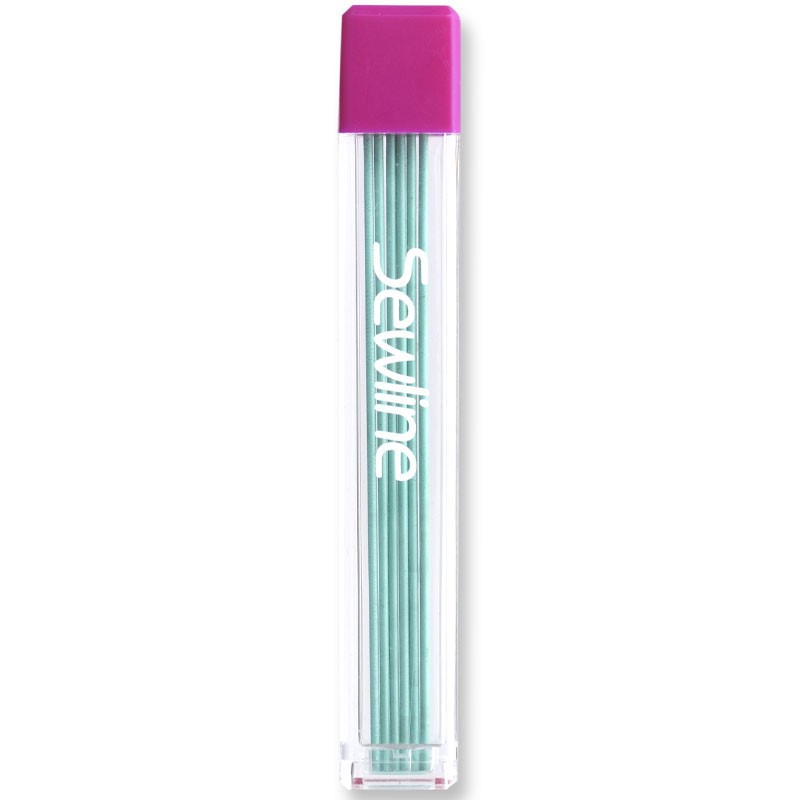 FABRIC PENCIL - 6 Mine di Ricarica Verdi Sewline - 1