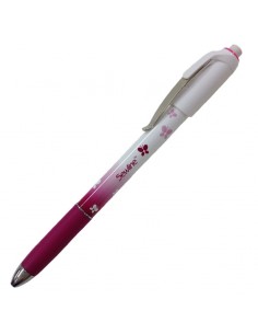 FABRIC PENCIL - Matita Portamina per Tessuto, con 6 Ricariche Rosa Sewline - 1