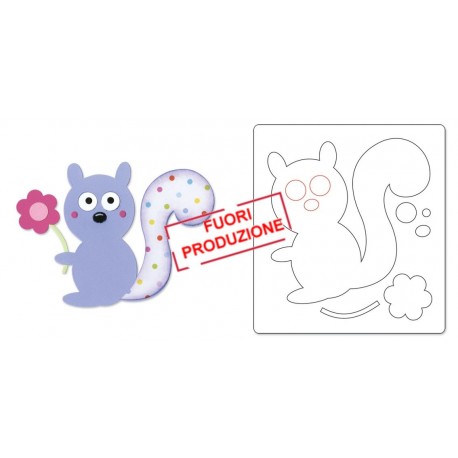Bigz Die - Squirrel & Flower by Dena Designs Ellison - 1