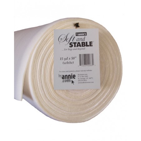 SOFT & STABLE - Imbottitura in Poliestere Leggera e Stabile - Bianco h147 cm By Annie - 1