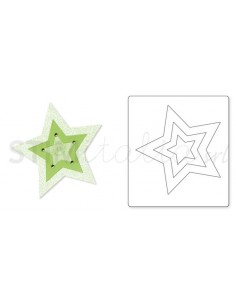 Bigz Die - Star, Nested by Carrie Viger Ellison - 1