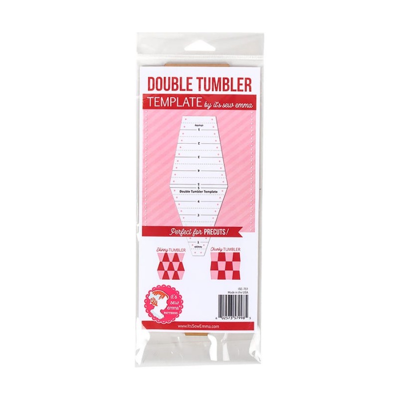 It's Sew Emma, Double Tumbler - Template Patchwork Doppio Bicchiere It's Sew Emma - 2