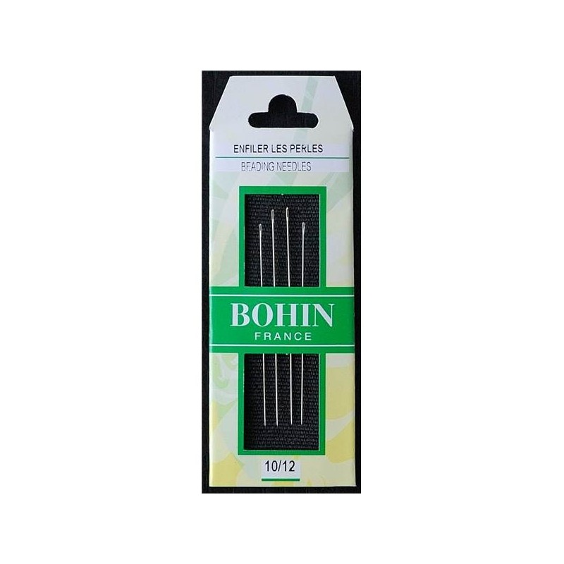 Bohin, Aghi per Infilare Perline n.10/12 - 4 Aghi Beading Bohin - 1