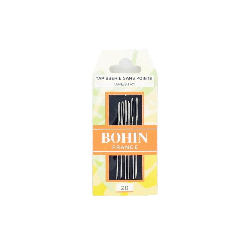 Bohin, Aghi Embroidery da Ricamo senza Punta A42F per Ricamare su Lino e Tela n20 - 6pz Bohin - 1