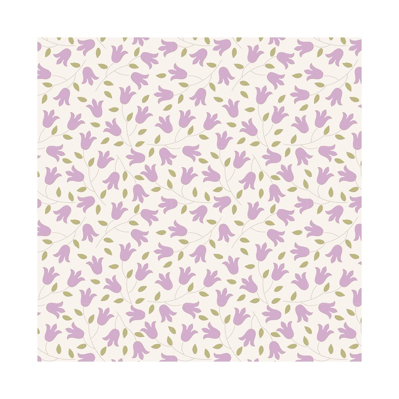 Tilda 110 Sophie Lilac, Tessuto Fiori Lilla Tilda Fabrics - 1