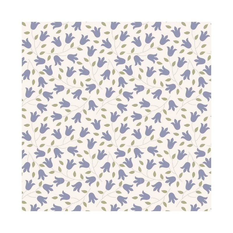 Tilda 110 Sophie Slate, Tessuto Fiori Blu Ardesia Tilda Fabrics - 1