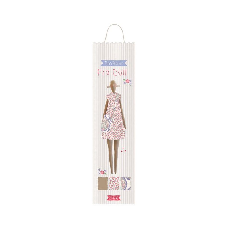 Tilda Bon Voyage Fia Boll, KIT per realizzare la Bambola Fia Tilda Fabrics - 1