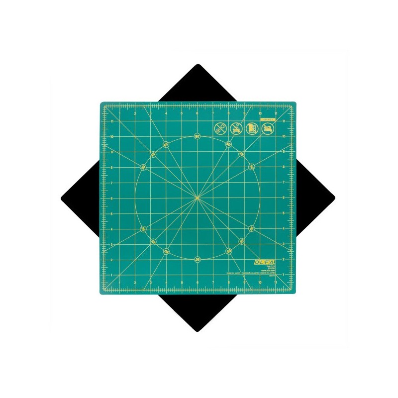 OLFA Piano di Taglio Rotante 12 x 12 pollici - Verde Olfa - 1