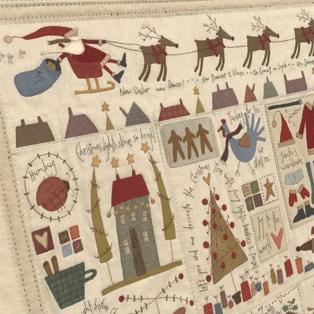 Kit di Lane - The Santa, The Tree, The Turkey & Me, Anni Downs Hatched and Patched - 3