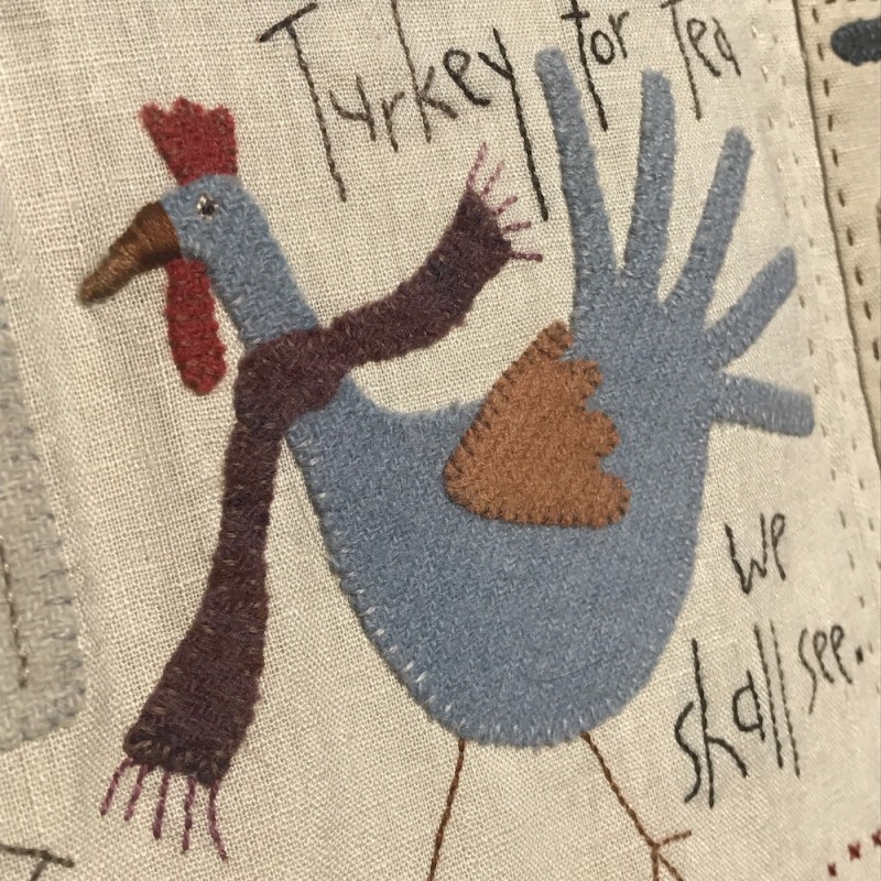 Kit di Lane - The Santa, The Tree, The Turkey & Me, Anni Downs Hatched and Patched - 6