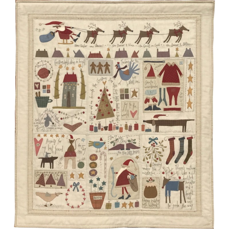 Kit di Lane - The Santa, The Tree, The Turkey & Me, Anni Downs Hatched and Patched - 2