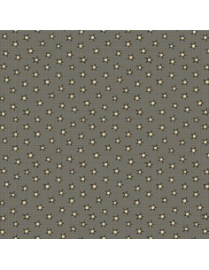 Henry Glass, On The 12th Day by Anni Downs - Tessuto Blu con Stelle - 110cm Henry Glass - 1