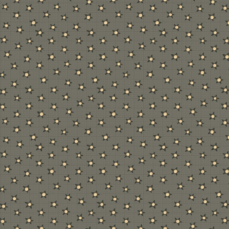 Henry Glass, On The 12th Day by Anni Downs - Tessuto Blu con Stelle - 110cm Henry Glass - 1