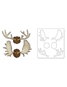 Bigz Die Trophy Antlers by Tim Holtz Sizzix - Big Shot - 1