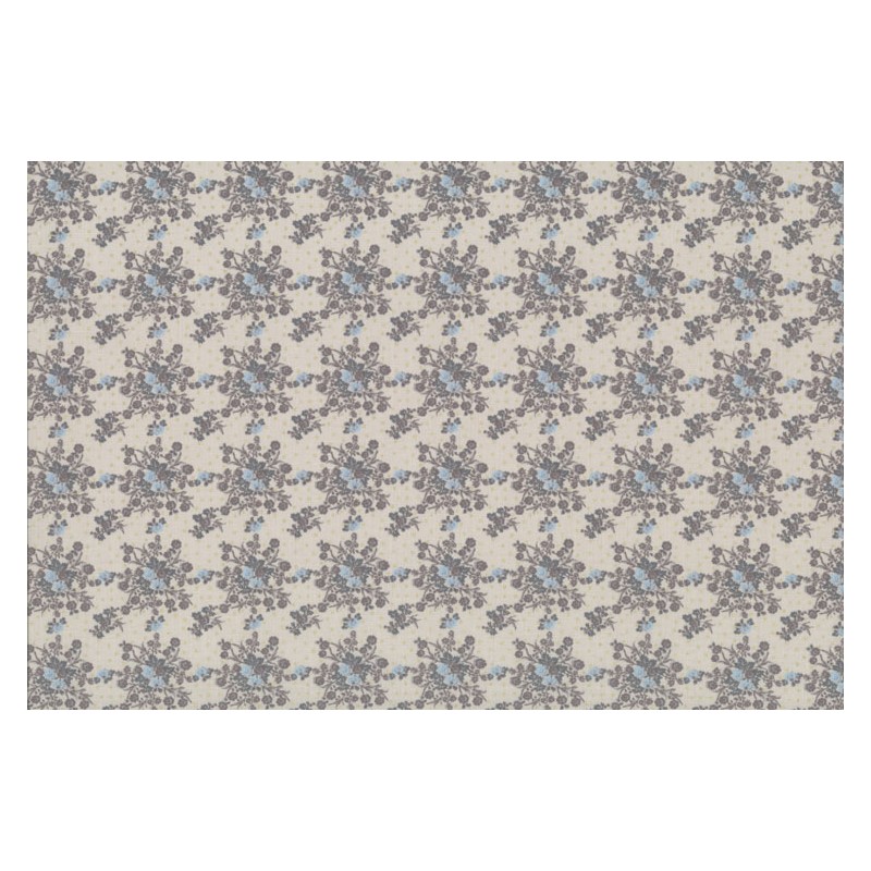 Lecien Madame Fleur by Jera Brandvig, tessuto beige con bouquet di rose e pois dorati Lecien Corporation - 1