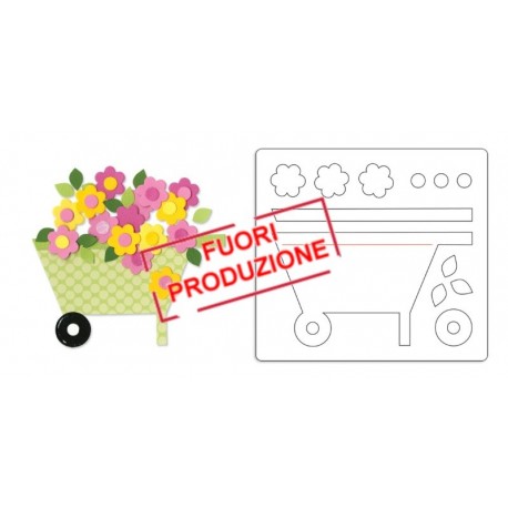 Bigz Die - Wheelbarrow & Flowers by Dena Designs Ellison - 1
