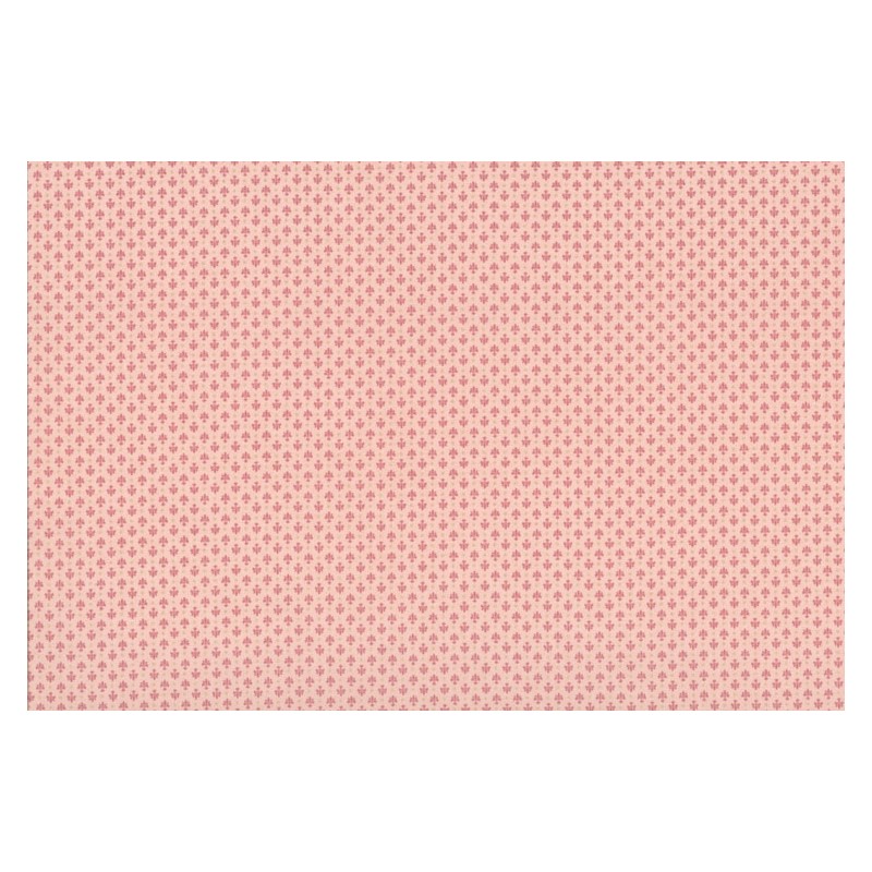 Lecien Madame Fleur by Jera Brandvig, tessuto rosa con fiori astratti e pois dorati Lecien Corporation - 1