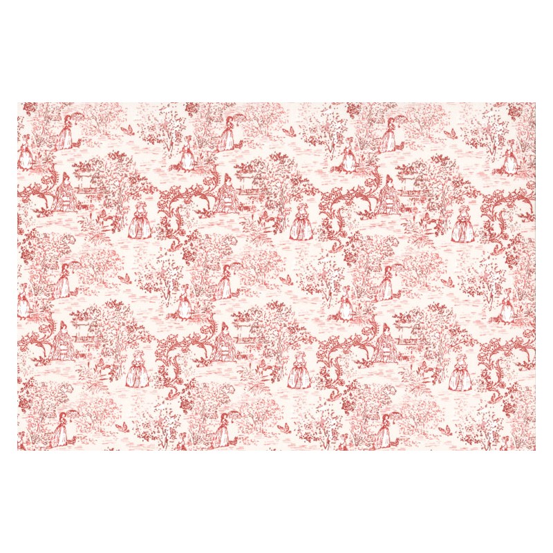 Lecien Madame Fleur by Jera Brandvig, tessuto rosa toile de jouy Lecien Corporation - 1