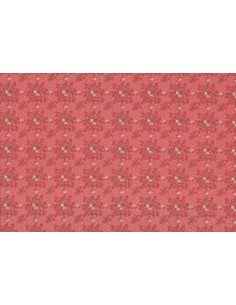 Lecien Madame Fleur by Jera Brandvig, tessuto rosso con bouquet di rose e pois dorati Lecien Corporation - 1