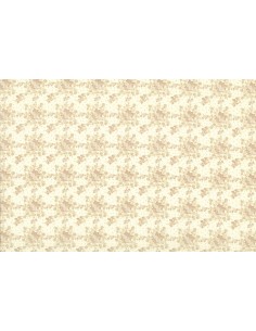 Lecien Madame Fleur by Jera Brandvig, tessuto bianco panna con bouquet di rose e pois dorati Lecien Corporation - 1 2