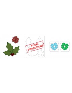 Bigz Die w/Bonus Embosslits Die - Holly & Poinsettia by BasicGrey Ellison - 1