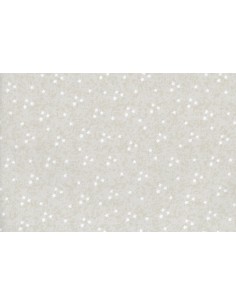 Lecien Scandinavian Christmas by Lynette Anderson - tessuto bianco panna con stelle Lecien Corporation - 1