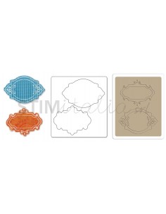 Bigz Die w/Bonus Textured Impressions - Jar Labels by Jen Long_WWC Ellison - 1
