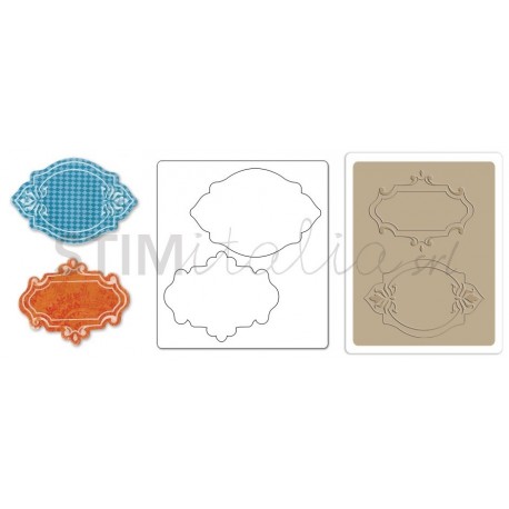 Bigz Die w/Bonus Textured Impressions - Jar Labels by Jen Long_WWC Ellison - 1