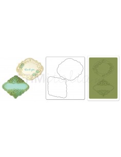 Bigz Die w/Bonus Textured Impressions - Labels by Jen Long-Philipsen Ellison - 1