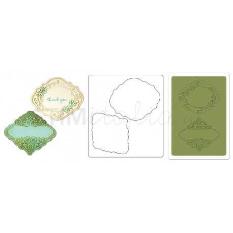 Bigz Die w/Bonus Textured Impressions - Labels by Jen Long-Philipsen Ellison - 1