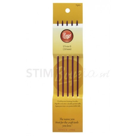 7" DOUBLE POINT ALUM NEEDLE 5PC SZ 0 / 2MM Simplicity - 1