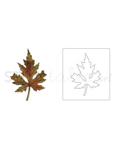 Bigz Die w/Texture Fades - Layered Leaf by Tim Holtz Ellison - 1