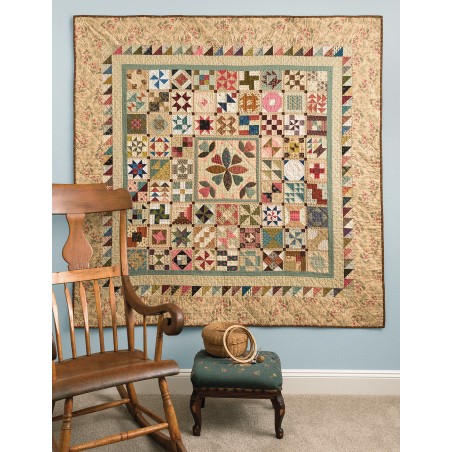 Schoolgirl Sampler - 72 Simple 4'' Blocks and 7 Charming Quilts by Kathleen Tracy Martingale - 3
