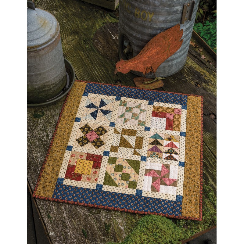 Schoolgirl Sampler - 72 Simple 4'' Blocks and 7 Charming Quilts by Kathleen Tracy Martingale - 4