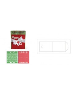 Bigz Die XL w/Bonus Textured Impressions Embossing Folders - Card, A2 w/Flap and Hol Sizzix - Big Shot - 1