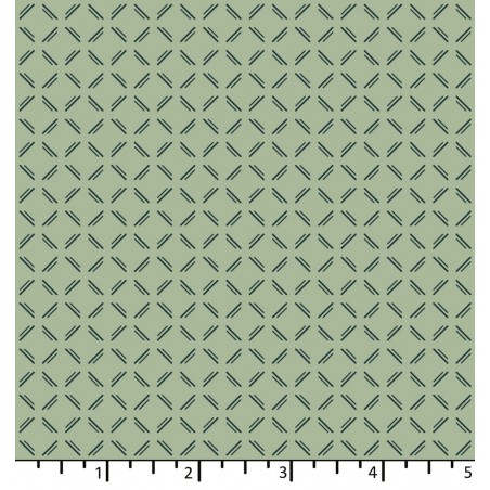 EQP Tomorrow's Heritage - Log Cabin Glacier Blue, Tessuto Azzurro Ghiaccio con Linee Ellie's Quiltplace Textiles - 2