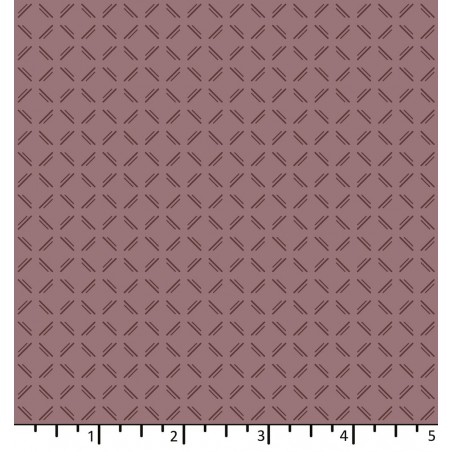 EQP Tomorrow's Heritage - Log Cabin Dove, Tessuto Malva con Linee Ellie's Quiltplace Textiles - 2