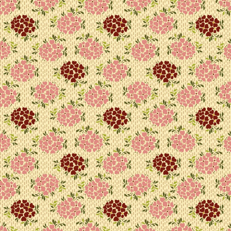 EQP Tomorrow's Heritage - Bridal Bouquet Ecru, Tessuto Ecrù con Bouquet di Fiori Ellie's Quiltplace Textiles - 1