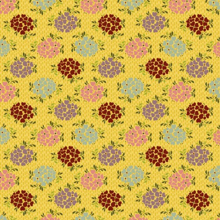 EQP Tomorrow's Heritage - Bridal Bouquet Daffodil, Tessuto Giallo Narciso con Bouquet di Fiori Ellie's Quiltplace Textiles - 1
